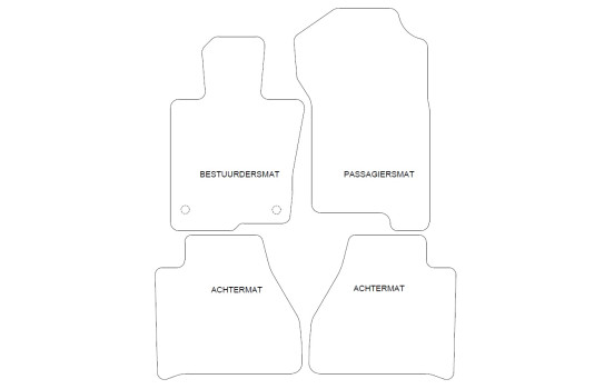 Car mats suitable for Mercedes-Benz X-Class 470 2017- 4th, Image 2