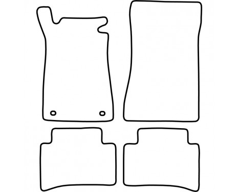 Car mats suitable for Mercedes C Class W202 1993-2000, Image 2