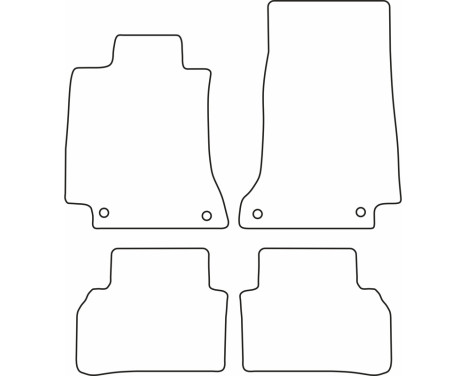 Car mats suitable for Mercedes C-Class W205 2014- Velours, Image 6