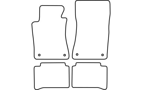 Car mats suitable for Mercedes E Class W211 2002-2006, Image 2