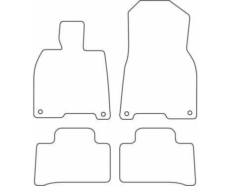 Car mats suitable for Mercedes EQE (V295) 2022-, Image 2
