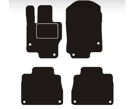 Car mats suitable for Mercedes GLE (w167) 2018->