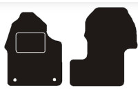 Car mats suitable for Mercedes iii w907 rwd front set 2018->