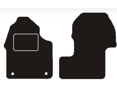 Car mats suitable for Mercedes iii w907 rwd front set 2018->