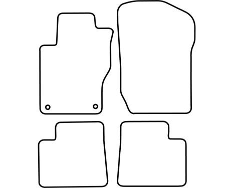 Car mats suitable for Mercedes ML W164 2005-2012, Image 3