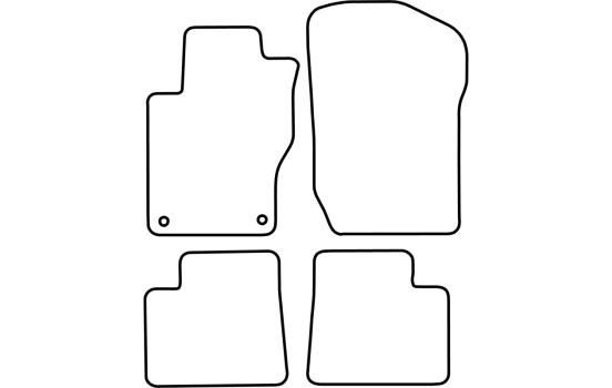 Car mats suitable for Mercedes ML W164 2005-2012, Image 3