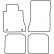 Car mats suitable for Mercedes S Class W126 1971-1991, Thumbnail 2