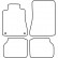 Car mats suitable for Mercedes S Class W140 1991-1998, Thumbnail 2