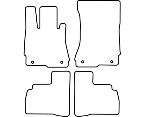 Car mats suitable for Mercedes S-Class W221 2009-2013, Image 3