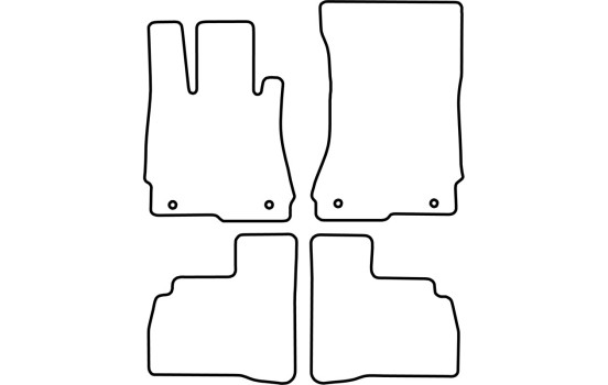 Car mats suitable for Mercedes S-Class W221 2009-2013, Image 3