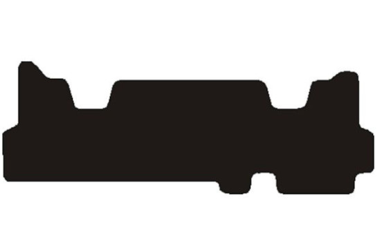 Car mats suitable for Mercedes Sprinter W906 double cabin rear