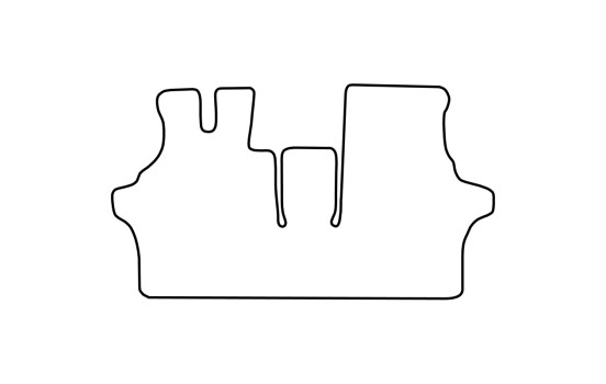 Car mats suitable for Mercedes Vito 1996-1999 (only for), Image 2