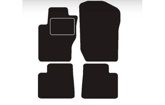 Car mats suitable for Mercedes x-164 gl-class 7-seater 2006 ->