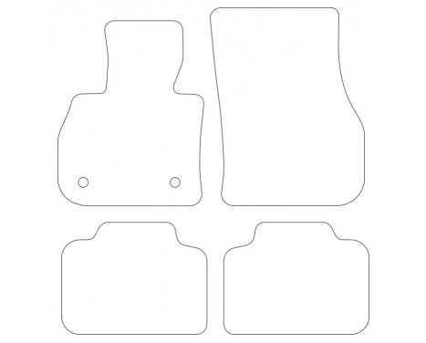 Car mats suitable for Mini Paceman R61 2013- 4-piece, Image 2