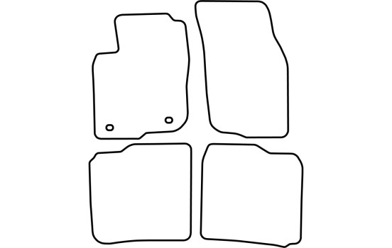 Car mats suitable for Mitsubishi Carisma 2001-2003, Image 2