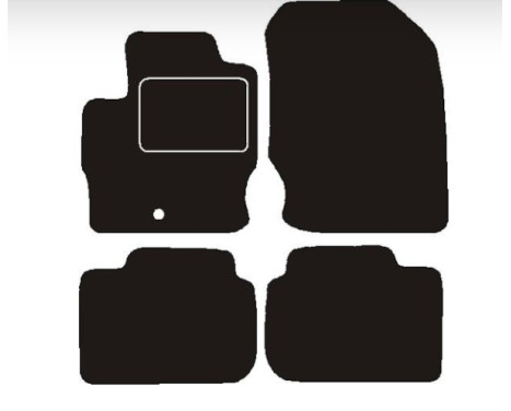 Car mats suitable for Mitsubishi Colt 5 doors 2012 ->