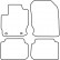 Car mats suitable for Mitsubishi Colt from 2009 (excluding heating), Thumbnail 2