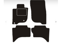 Car mats suitable for Mitsubishi L200 double cabin 2015->