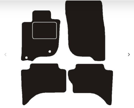 Car mats suitable for Mitsubishi L200 double cabin 2015->