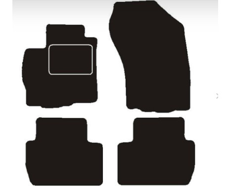 Car mats suitable for Mitsubishi Outlander 2006 ->