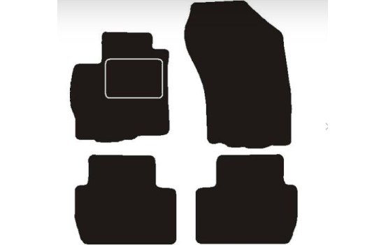 Car mats suitable for Mitsubishi Outlander 2006 ->