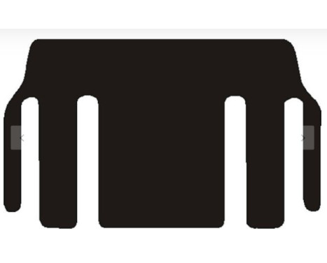 Car mats suitable for Mitsubishi Space wagon rear 2001 - 2004