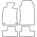 Car mats suitable for New Mini R50 2001-2006 4-piece, Thumbnail 5