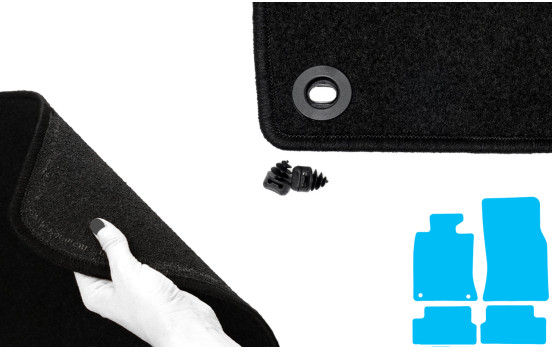 Car mats suitable for New Mini R56 2007-2013 4-piece, Image 4
