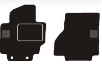 Car mats suitable for Nissan e-nv200 2020->