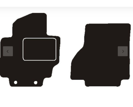 Car mats suitable for Nissan e-nv200 2020->