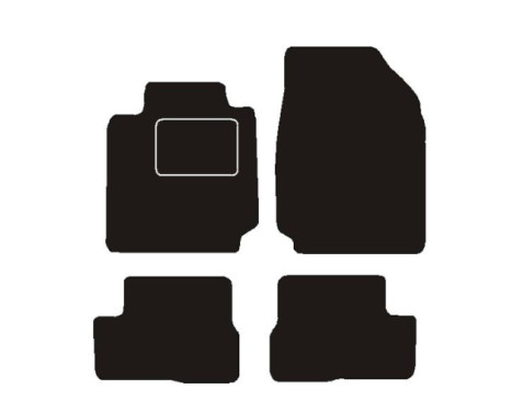 Car mats suitable for Nissan Micra K 12 3 doors 2003 ->