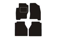 Car mats suitable for Nissan Navara double cab 2005 - 2011