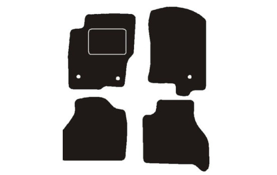 Car mats suitable for Nissan Navara double cab 2011->
