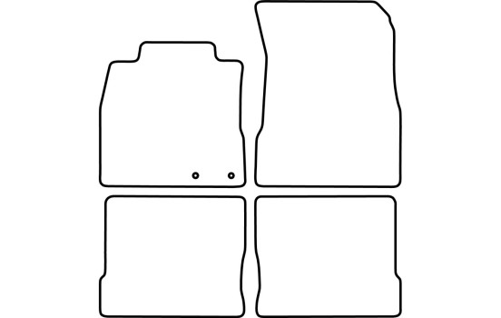 Car mats suitable for Nissan Note II 2014-, Image 2