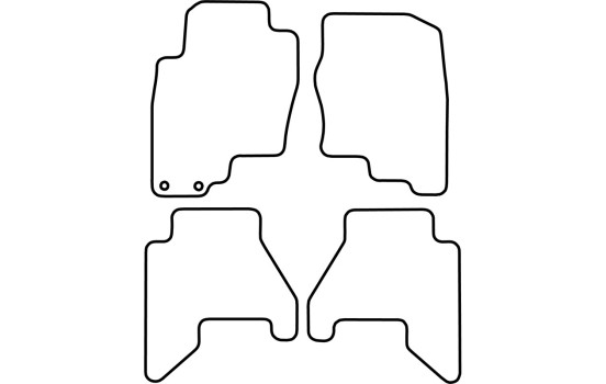 Car mats suitable for Nissan Pathfinder from 2005, Image 2