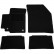 Car mats suitable for Nissan Pixo 2009- 4-piece