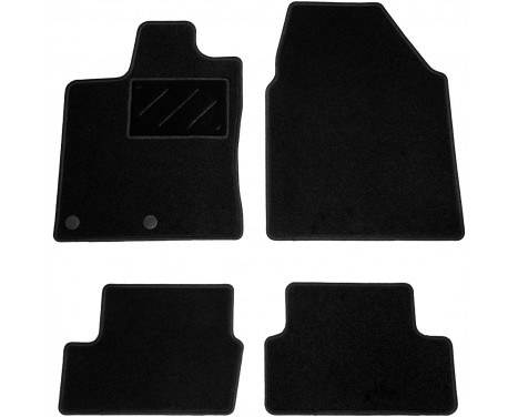 Car mats suitable for Nissan Qashqai 2007-2013 4-piece