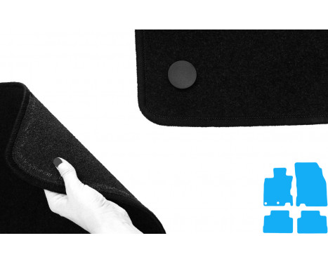 Car mats suitable for Nissan Qashqai 2014- 4-piece, Image 4