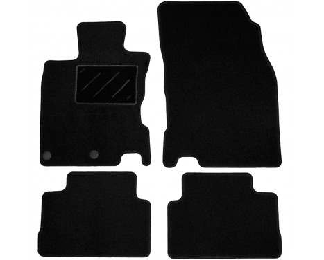 Car mats suitable for Nissan Qashqai 2014- 4-piece