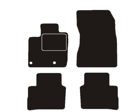 Car mats suitable for Nissan Qashqai mild-hybrid 2021->