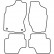 Car mats suitable for Nissan Terrano II 2002-