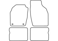 Car mats suitable for Opel Agila A 2000-2002