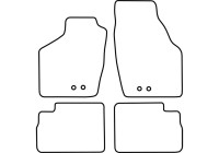 Car mats suitable for Opel Agila A 2002-2008