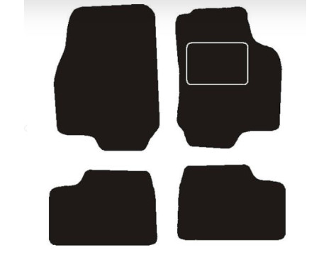 Car mats suitable for Opel Astra g rhd 1998 - 2009