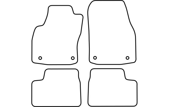 Car mats suitable for Opel Astra H 2004-2009, Image 2