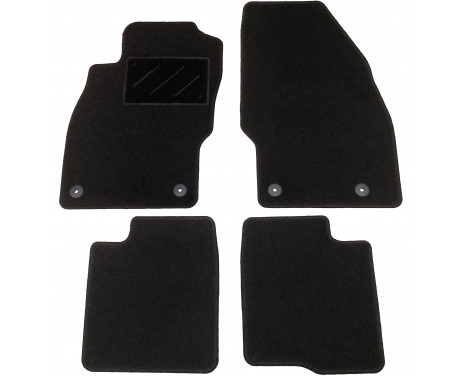 Car mats suitable for Opel Corsa D 2006- 4-piece