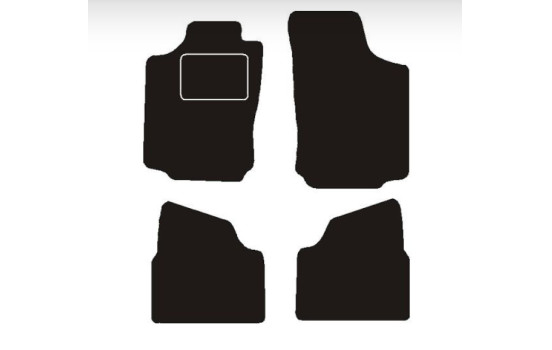 Car mats suitable for Opel gamma/corsa c 2000 - 2007