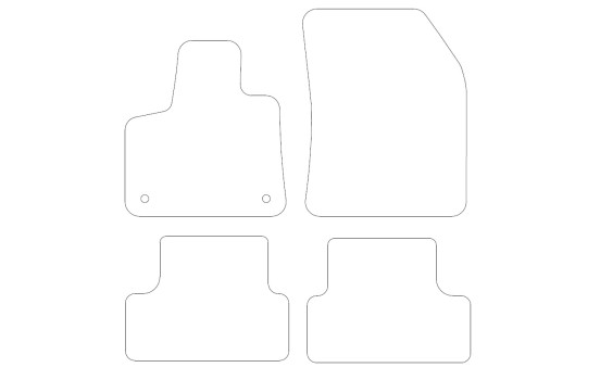 Car mats suitable for Opel Grandland X 2017- 4-piece, Image 2