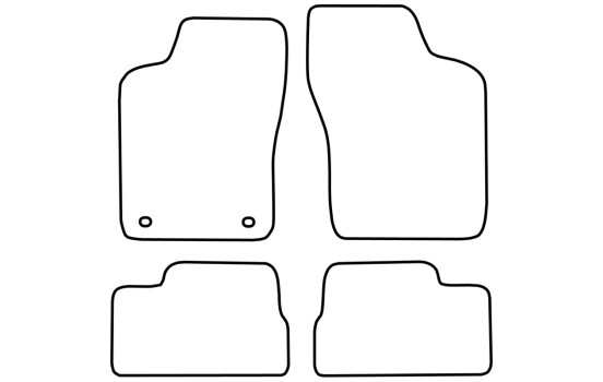 Car mats suitable for Opel Kadett E 1984-1993, Image 2