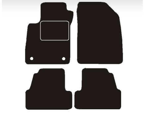 Car mats suitable for Opel mokka x 2016 ->